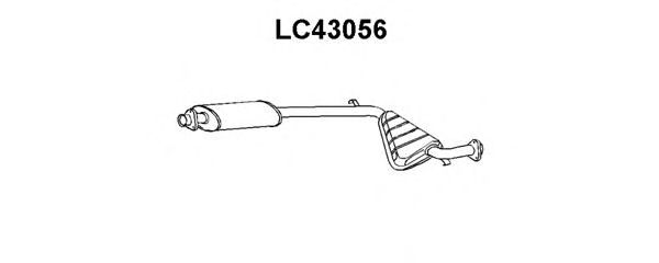 Silenziatore centrale LC43056