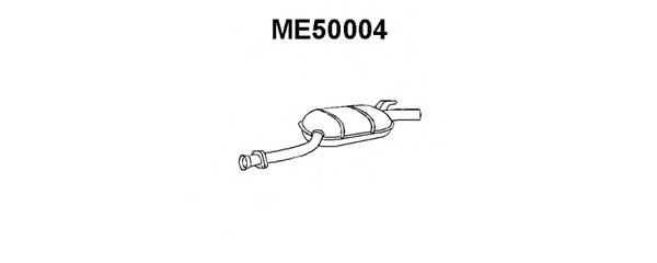 Средний глушитель выхлопных газов ME50004