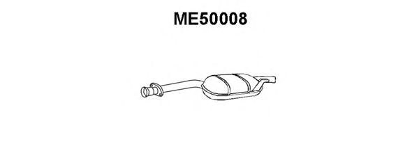 Mittelschalldämpfer ME50008