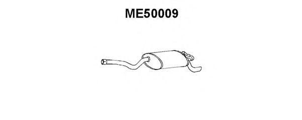Глушитель выхлопных газов конечный ME50009