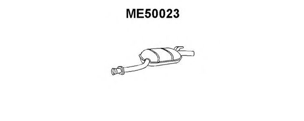 Midterste lyddæmper ME50023