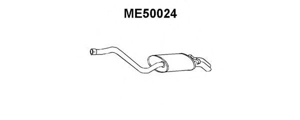 Глушитель выхлопных газов конечный ME50024