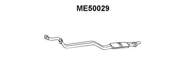 Panela de escape dianteira ME50029