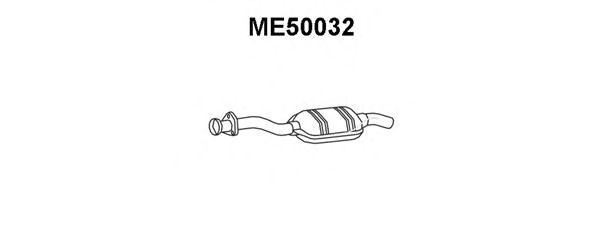 Средний глушитель выхлопных газов ME50032
