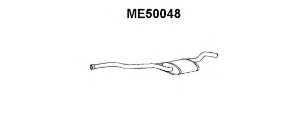 silenciador del medio ME50048