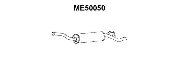 Bagerste lyddæmper ME50050