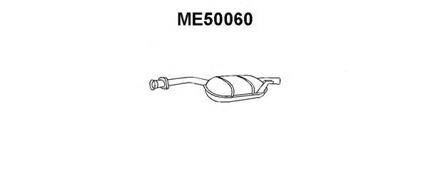 Средний глушитель выхлопных газов ME50060