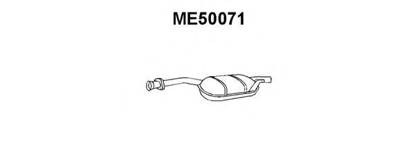 Средний глушитель выхлопных газов ME50071
