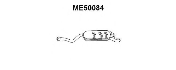 Глушитель выхлопных газов конечный ME50084