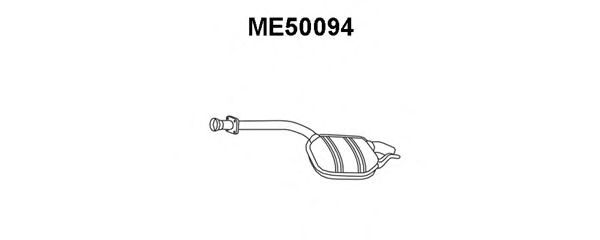 främre ljuddämpare ME50094