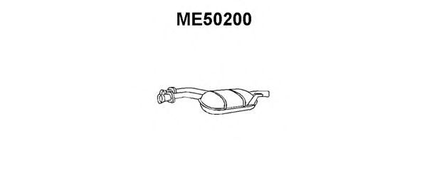 Средний глушитель выхлопных газов ME50200