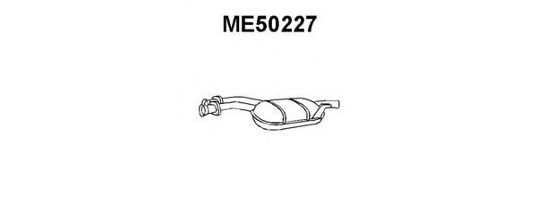 Средний глушитель выхлопных газов ME50227