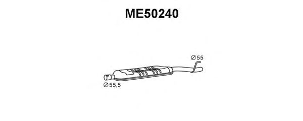 Предглушитель выхлопных газов ME50240