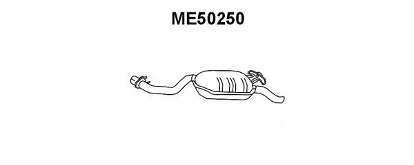 Bagerste lyddæmper ME50250