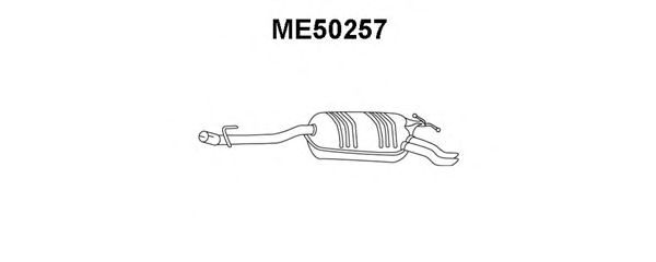 Bagerste lyddæmper ME50257