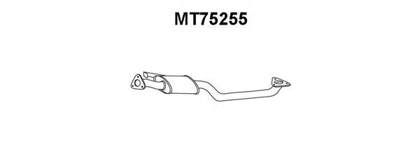 Silenziatore anteriore MT75255