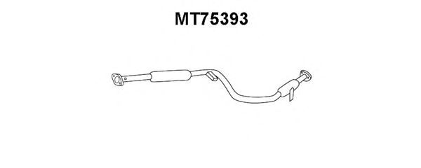 Silenciador posterior MT75393