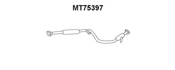 Silenciador posterior MT75397