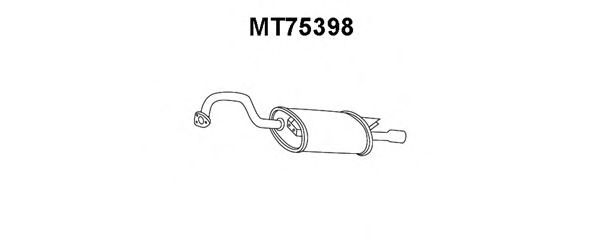 Silenciador posterior MT75398