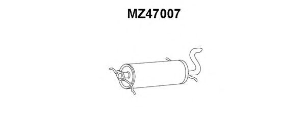 Silenciador posterior MZ47007