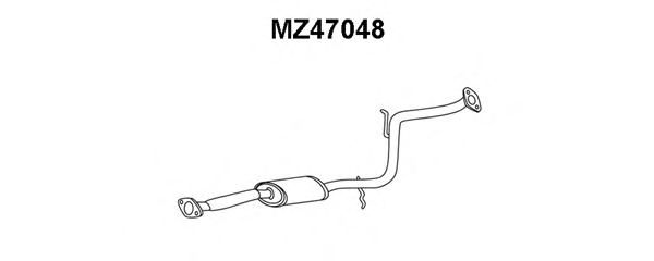 Silenciador posterior MZ47048