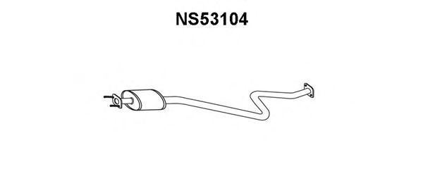 Silenziatore anteriore NS53104