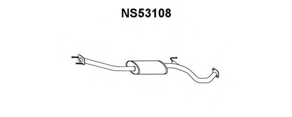 Предглушитель выхлопных газов NS53108