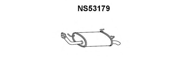 Takaäänenvaimentaja NS53179