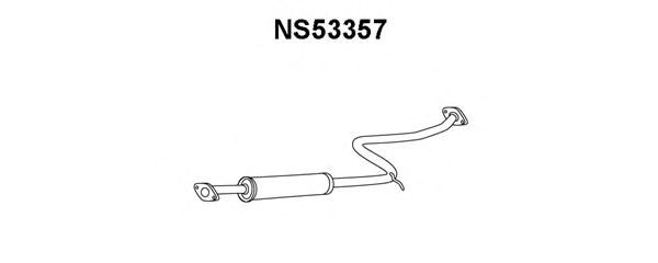 Предглушитель выхлопных газов NS53357