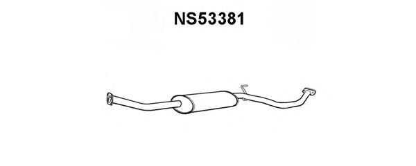Предглушитель выхлопных газов NS53381