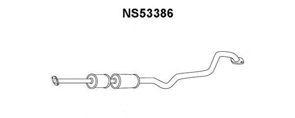 Предглушитель выхлопных газов NS53386
