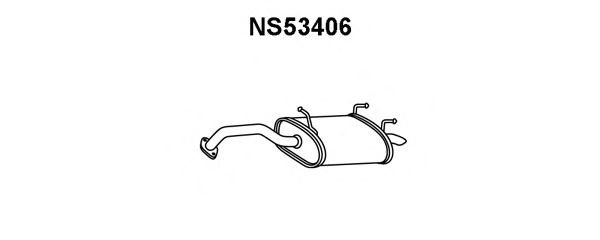 Takaäänenvaimentaja NS53406