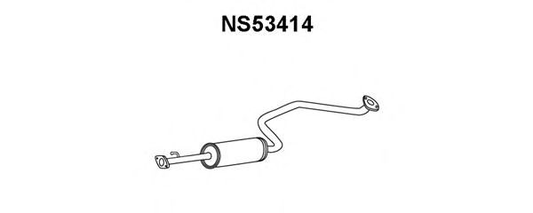 Panela de escape dianteira NS53414