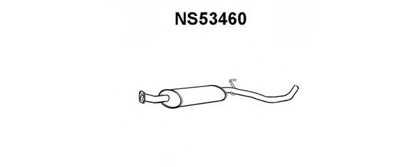 Предглушитель выхлопных газов NS53460