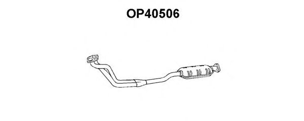 Предглушитель выхлопных газов OP40506
