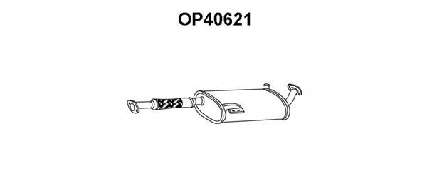 Silencieux arrière OP40621