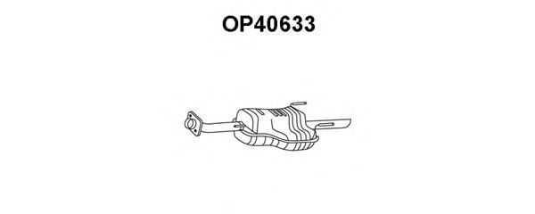 Silenciador posterior OP40633