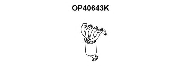 Catalizador codo admisión OP40643K