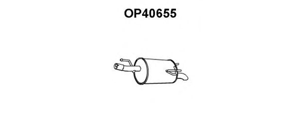 Silenciador posterior OP40655