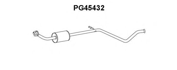 Silenciador posterior PG45432