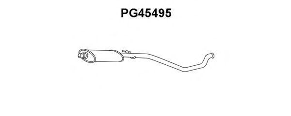 Silenciador posterior PG45495