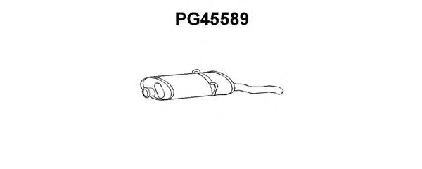Silenziatore posteriore PG45589