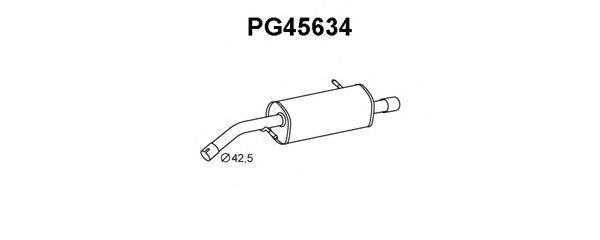Silenciador posterior PG45634