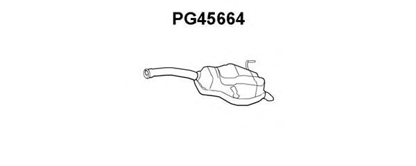 Silenciador posterior PG45664