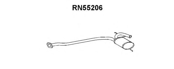 Silenciador posterior RN55206