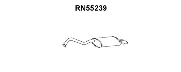 Глушитель выхлопных газов конечный RN55239