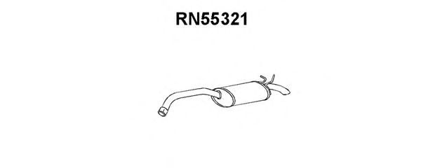 Silenciador posterior RN55321