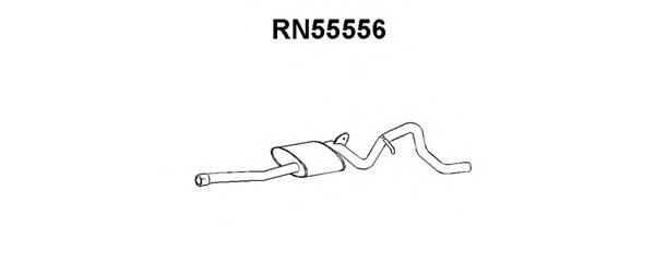 silenciador del medio RN55556