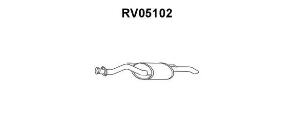 Silenciador posterior RV05102