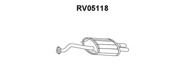 Silenciador posterior RV05118